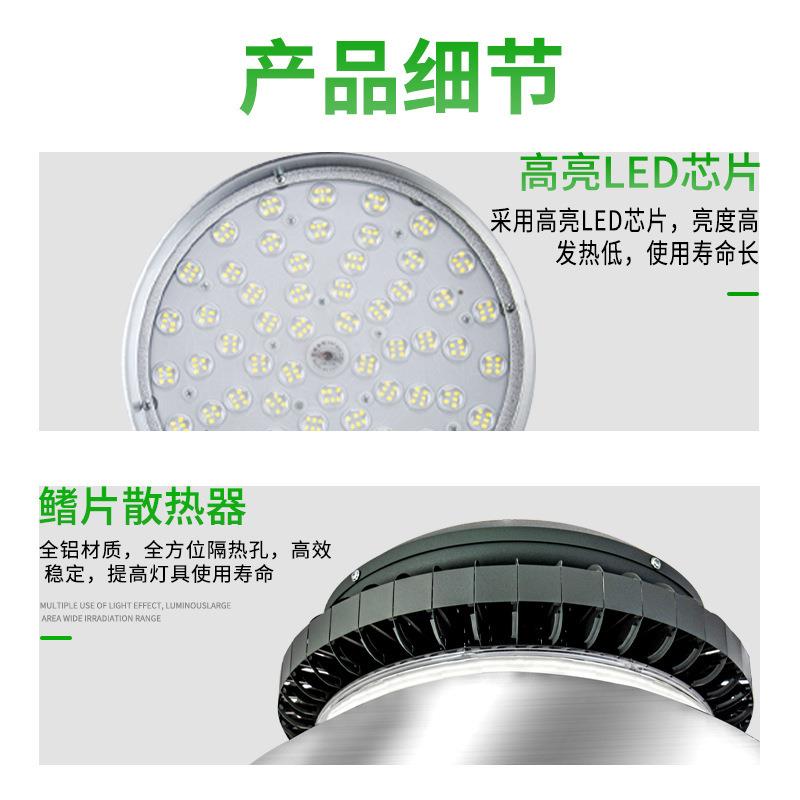 亚led工间矿灯防尘防潮工厂灯车棚厂明房照明灯UPA超亮吊链天吊灯