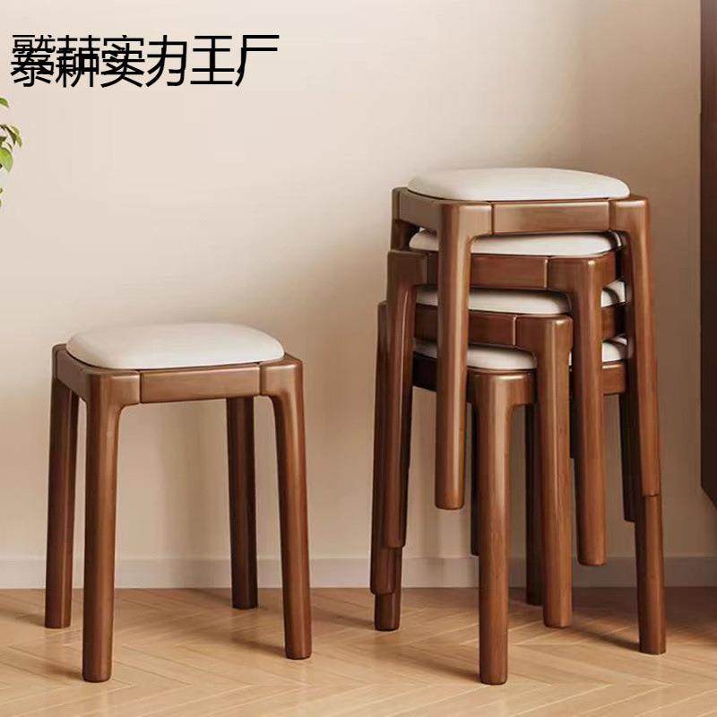 椅实木软包凳子家用可叠放板客小厅整装凳矮凳简约方凳餐桌梳CUI,标准件/零部件/工业耗材,车间地垫,淘宝优惠券,粉丝福利购,淘宝优惠卷