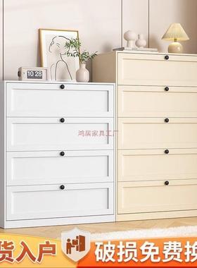 加功厚铁艺收纳柜玄柜铁皮斗柜卧关JTM室落地储现代简约多能物床