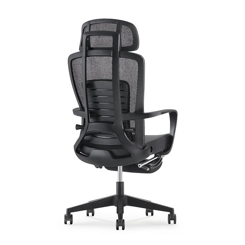 电脑带椅降护腰可躺办靠公椅硌脚乳胶腰人体工学椅老升YC-061板带