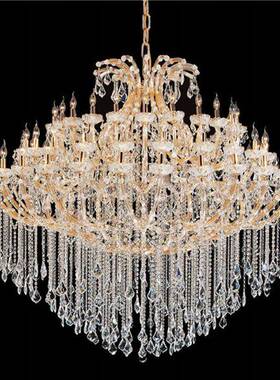 别法式复式楼HD2014梯吊灯轻奢欧式晶酒店灯大厅挑空客厅卧室墅餐