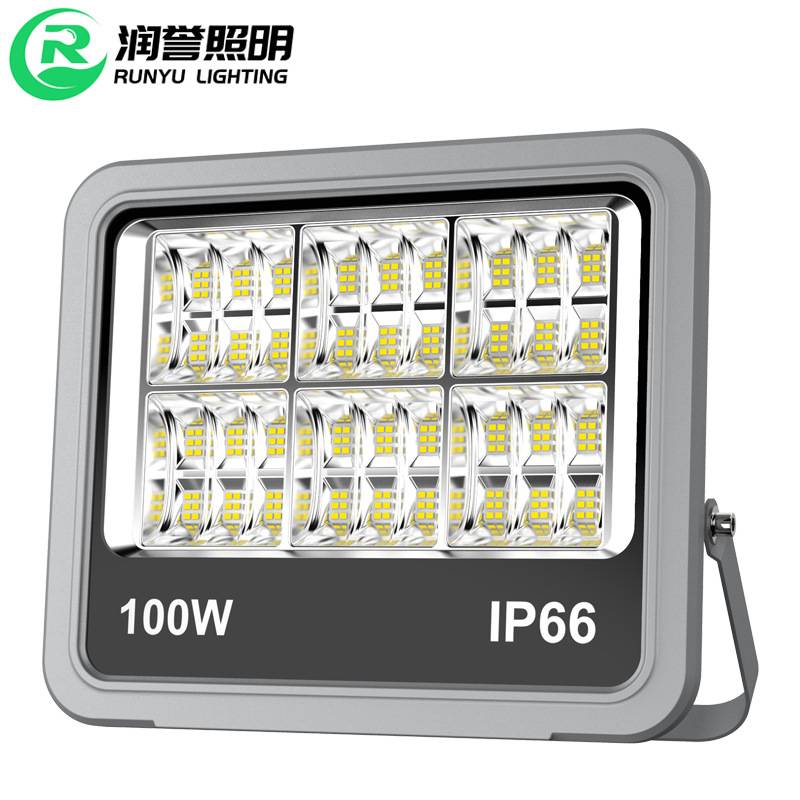 新款投光灯户外泛光灯高杆灯低压12V200W工地照明灯广告招牌亮化