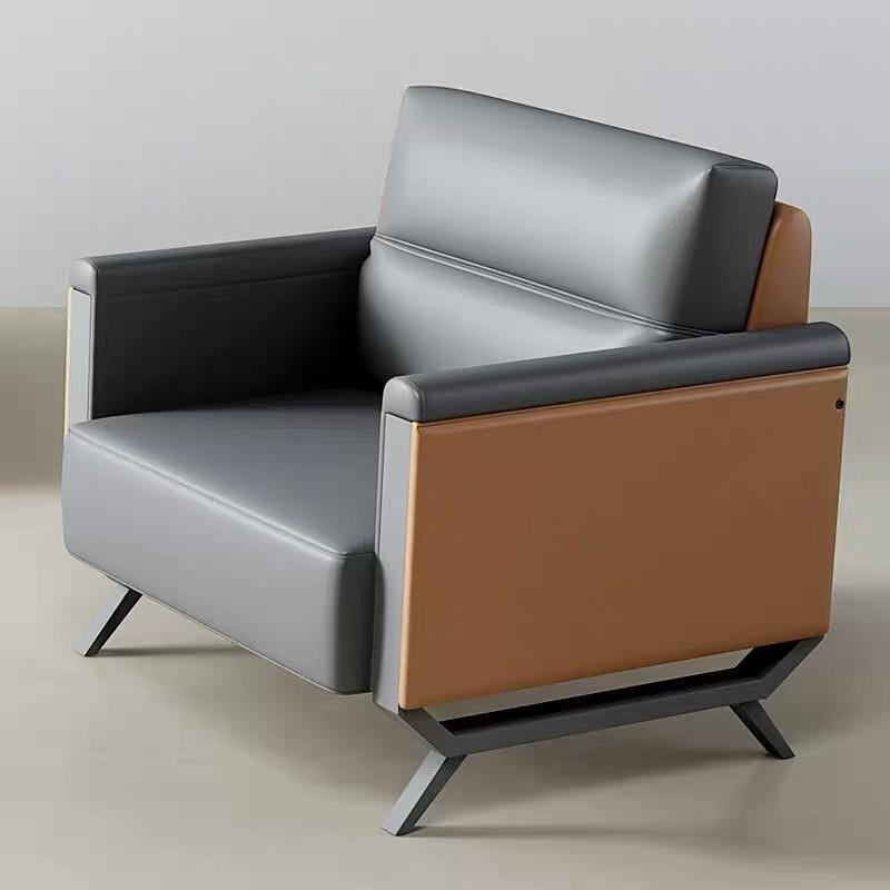 高公档商务沙发待接办区公室茶几洽谈会议室休息42511办沙发单人