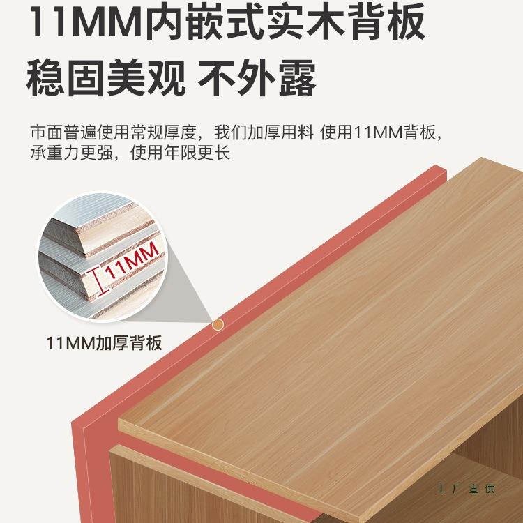 实木衣柜家卧室HGS025新款2推拉门定制衣柜用简约纯现代实木大衣