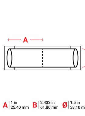 24X8-1500-2-2HX-1500WT-2/25.0x61.0贝迪BRADHY-热缩套管聚烯烃