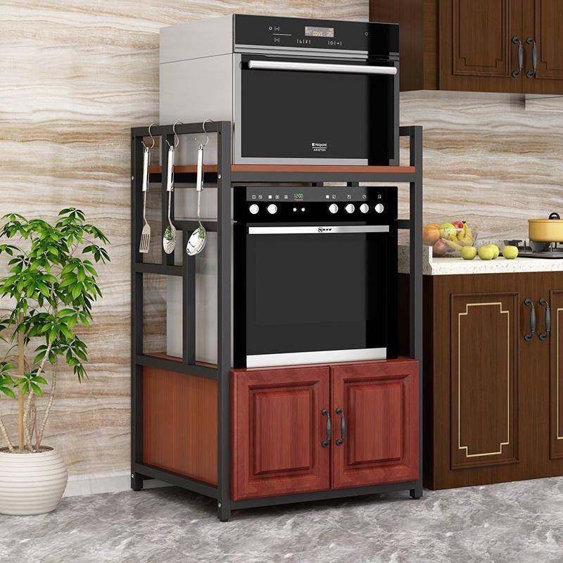 厨房洗嵌入式纳碗机箱架烤箱柜蒸烤微波炉一体置物架电器收ICS柜