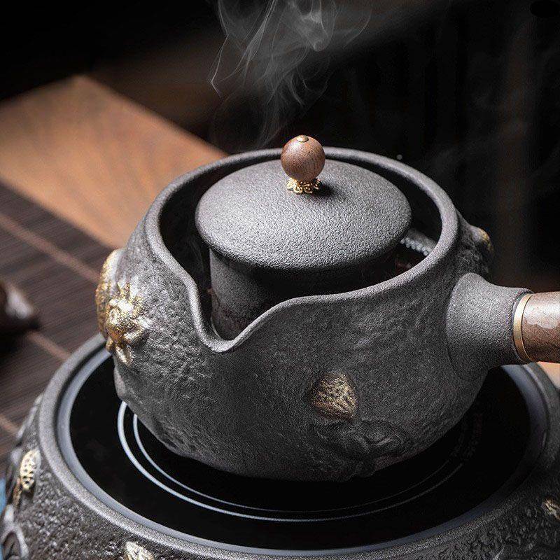 陶瓷电炉煮茶默认项专用家用煮茶壶办陶公室煮套炉茶烧茶壶茶具装