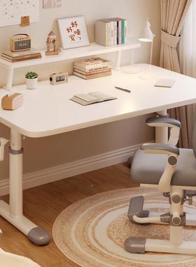 手摇升降桌JCT加学习桌调木可质儿童节桌椅套装厚卧室书房成套电