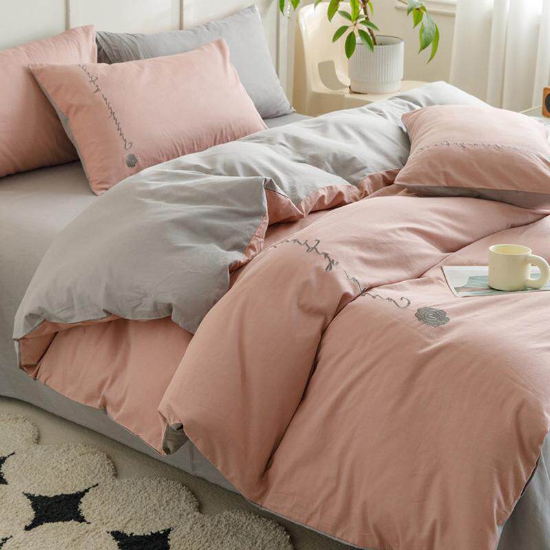 纯色纯被套单件全棉儿童0床单被罩单2人学生宿舍1棉50x0EX230321x