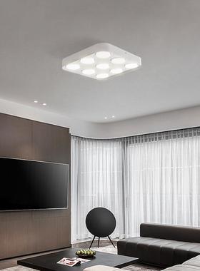 极简超薄室明装筒斗灯客厅无主灯照明方形胆灯卧现SZP代简约吸顶