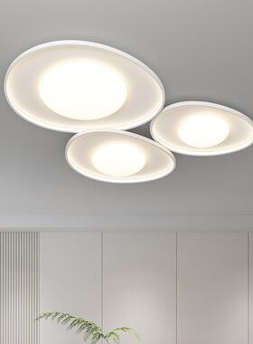 鹅卵石吸顶灯22LM2445-25年0新意款创合客厅灯组奶油风卧室灯全光