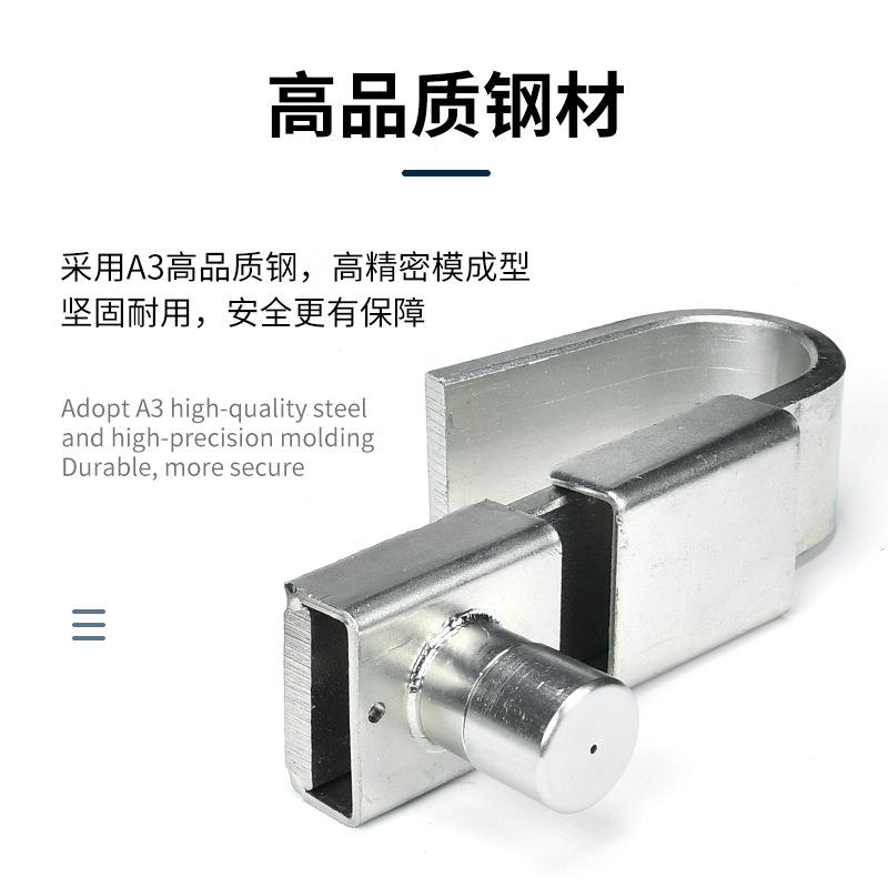 可重加使用集装箱铁大封条货柜闩锁抱杆复锁钢板铅封固防盗PON施