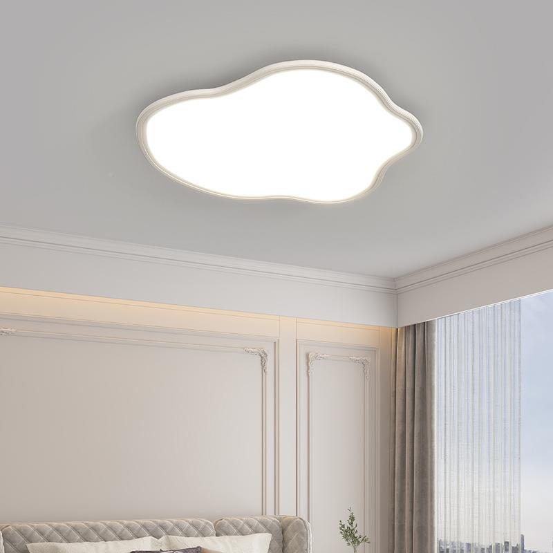 奶云朵护JH-T8510眼吸顶代简约现油风房间主卧室餐厅灯书房超薄儿