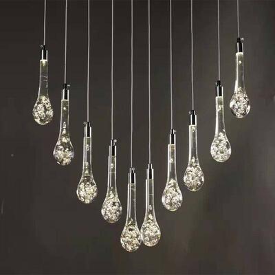 新婚庆具亚件克道力美陈透明水款晶花ONS挂吊饰海胆水滴空中吊顶