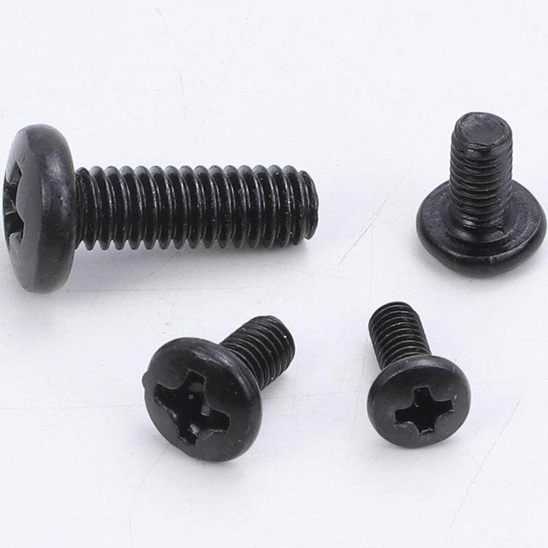 0不锈钢黑色十大头机牙螺大圆头螺丝大盘头螺钉M2/M24丝XKB.字5/M