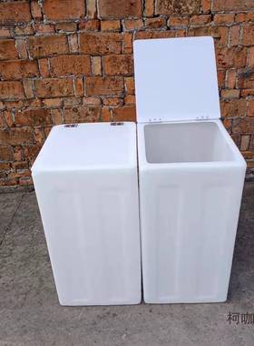 10L-2233酸00L方形水水家用大敞口翻盖储水箱鱼缸养鱼困桶耐麦箱