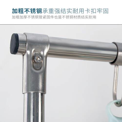 ?落地式不钢移动拖把架墩布沥水生收置物清洁卫锈F87PQQP7间挂钩