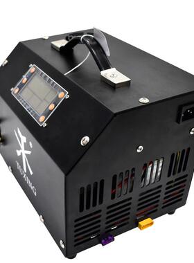 TUXIN2v高压打气机30mpa112v液显示自款充TXET063气泵30晶mpa停