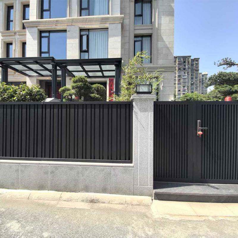 别墅庭栏院铝单艺大59门护不锈钢庭院门户外栅栏门花双园门开门