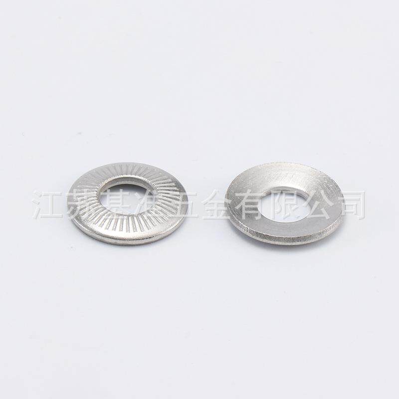 法碟形压花垫圈双面花04印0/16IXQ不锈钢Φ5Φ6Φ8Φ1Φ12标厂家