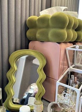 新款奶油风纸家2Er3CsTX巾盒客厅高档棉糖抽盒轻奢创意用纸茶花几