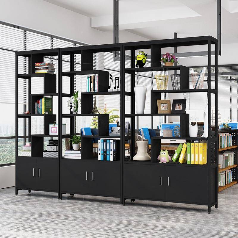 艺书组合架现多层展示架储物架子铁简约代落地隔断置物架客714775
