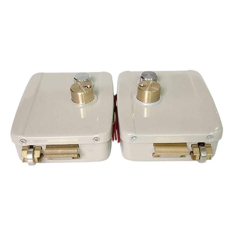 电控锁厂家107楼喷粉双头电RKC控宇锁门禁刷锁卡锁遥控锁智能