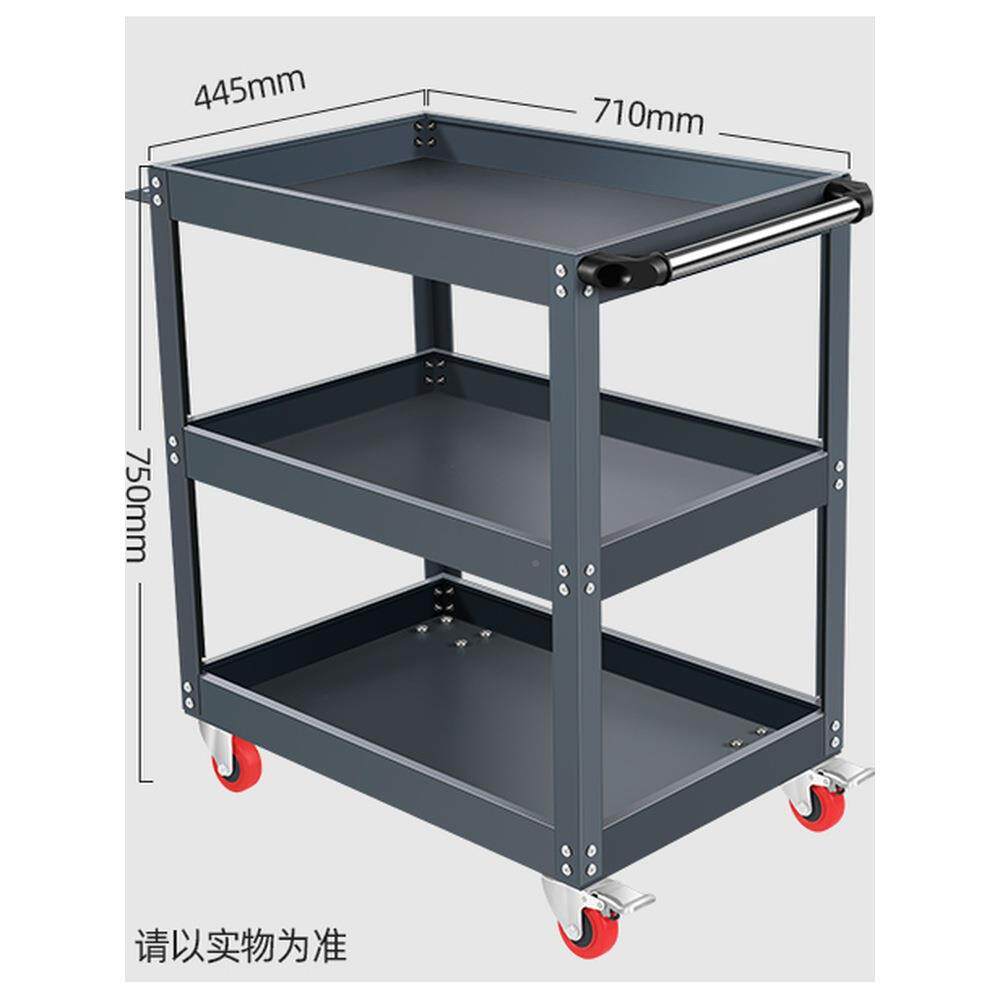 工具小推车物三层工具柜汽修维修车间置架手移无品牌/动收纳架子