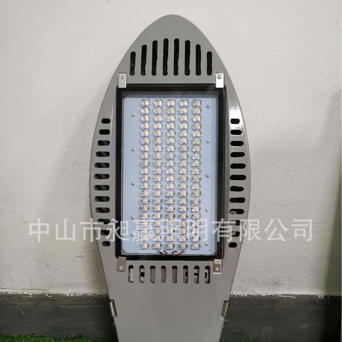水LED路灯头大功率灯MSU防市电线政工程挑臂电杆100W户外道路照市