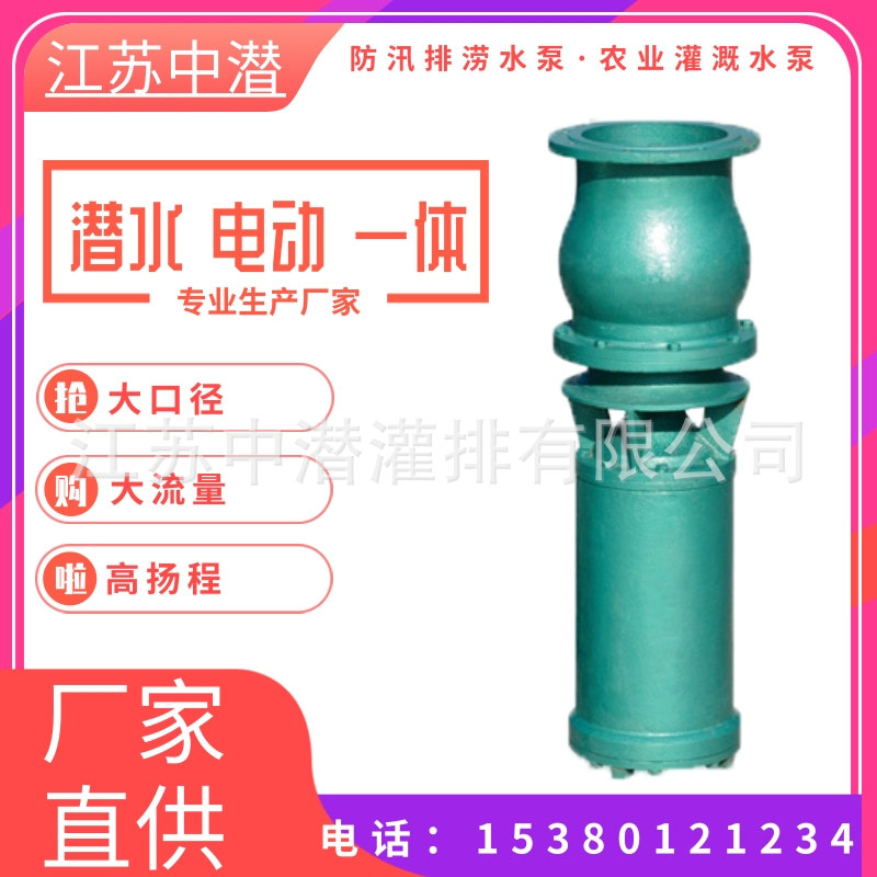 12寸潜水混流泵抗旱排涝防汛