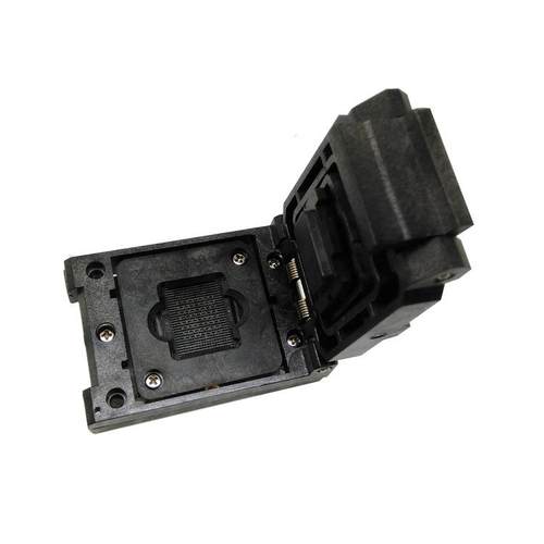 HMI.LU厂家sBGA63-08翻盖弹片老化QQZ座na座ndflah清空BGA63烧录