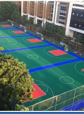 悬浮地板工儿厂直销篮球场JVW学室外操幼园校户外场悬浮拼装地板