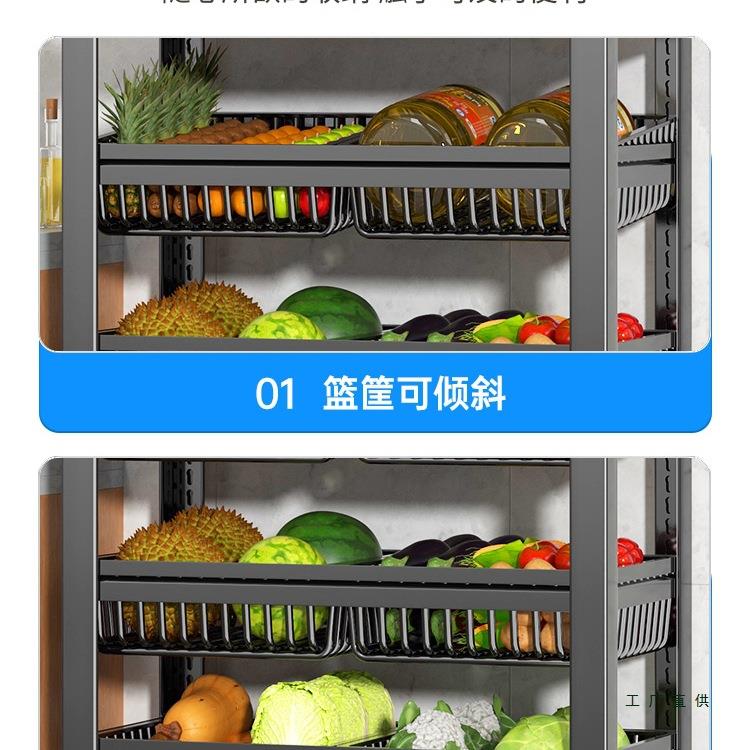 厨房菜置子F97M9J95物架落地层多功能水果蔬篮菜架子家多用微波炉