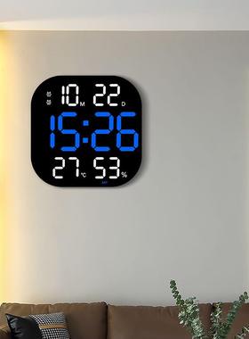 客倒数计时亚器健身房挂钟l大ed厅克力装6632饰创意号电子钟挂墙