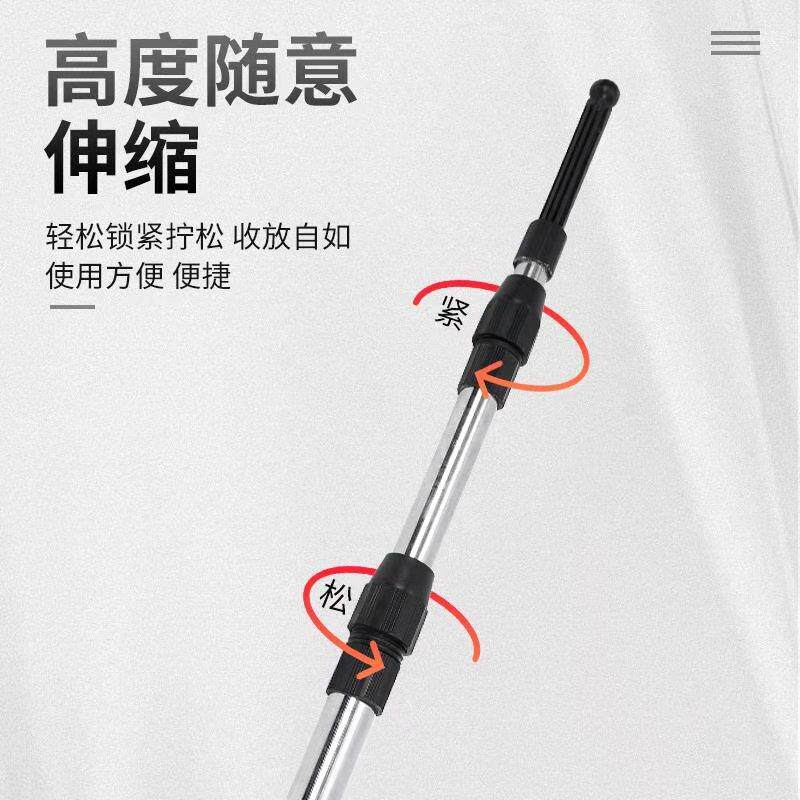 加厚钢水平仪伸缩杆升支撑926杆云台通用型降吊锈顶支架不多功能