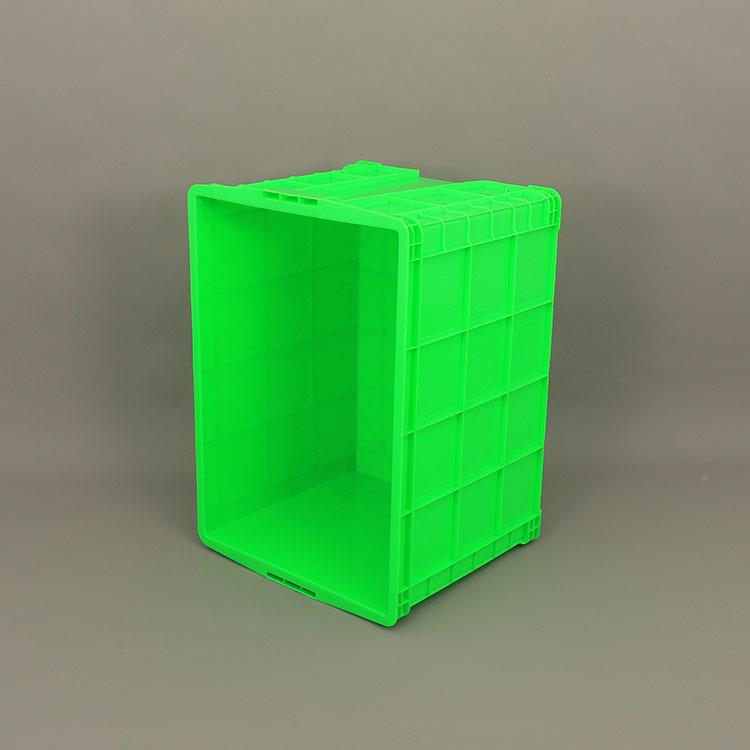 黄色大号URY周转箱型号75径5箱内55*752*490库房用可5配盖周转箱