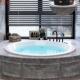 按摩浴池 259rW2嵌入式 圆形双浴缸家人用成人单人欧式 2米小户型1