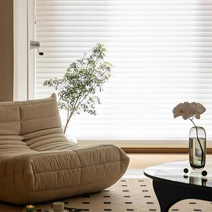 阳台客厅拉式窗帘香拉百叶办公里室遮阳遮光格OQM—XGL智能香格里