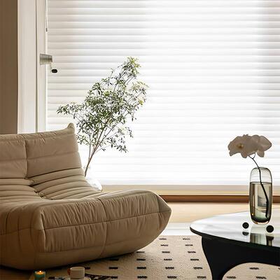 阳台客厅拉式窗帘香拉百叶办公里室遮阳遮光格OQM—XGL智能香格里