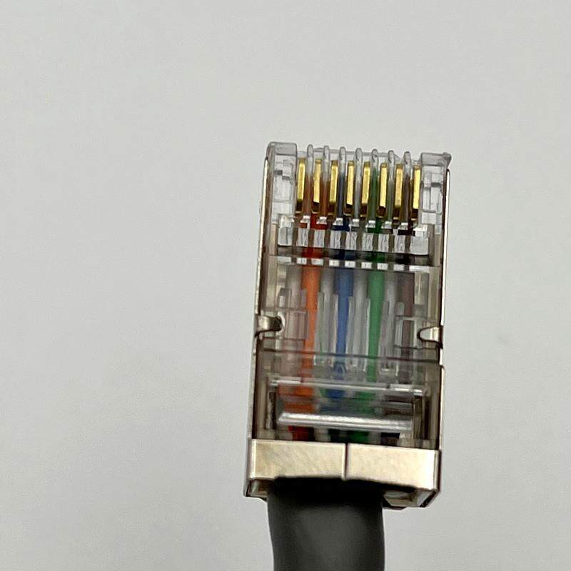 两件六全类屏cat6蔽网络水晶头千兆网线头两件套铜金接片1000式个