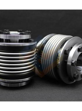 兆合波纹联轴器R管+机W胀套式不锈钢BK3数NSV控机床电/大矩连轴扭