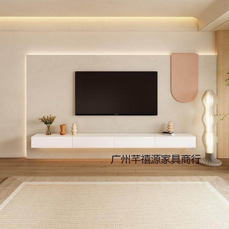 奶组油ANT风悬空悬视柜现代简约小户型客厅浮壁挂式电视墙茶几电,电子元器件市场,其它元器件,淘宝优惠券,粉丝福利购,淘宝优惠卷