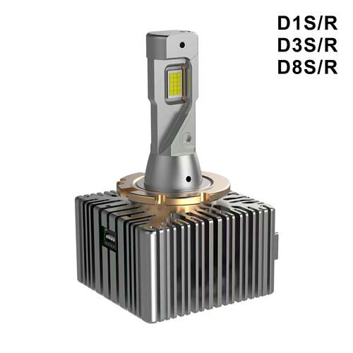 D1SD2SD3D1D2D3档SD4SD5SDS8LED汽车大灯四解码通过率高LED灯泡