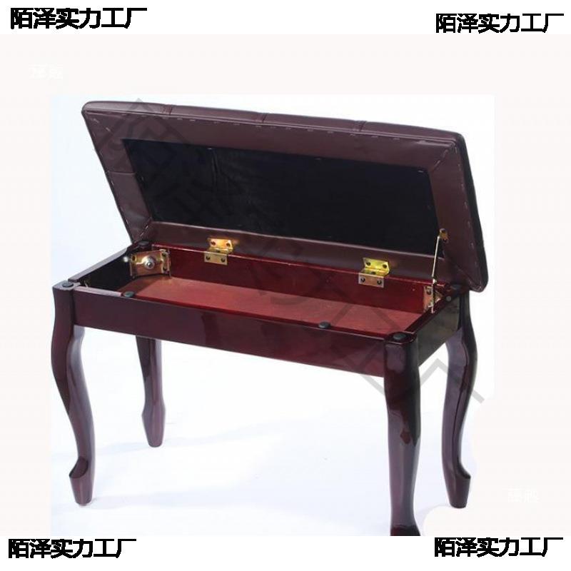 筝钢琴凳子带书箱电凳双弯人琴凳实木腿古凳子琴MIB凳椅电子加厚