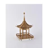 A6048意金装 新中式 创ES 属塔凉亭古建筑模宝饰型摆件玄关客厅电视