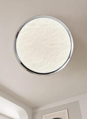 卧室山灯现代简约儿童圆形吸顶灯奶油风主房房卧间家用灯具94605