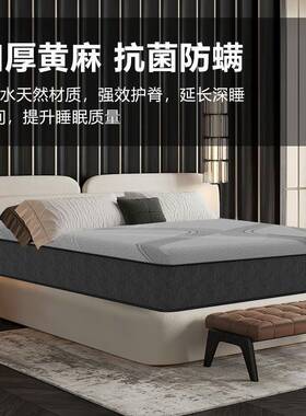 呵护老人青少年腰不好加厚5cS型精细黄床麻垫硬垫m梦思CRW弹席簧