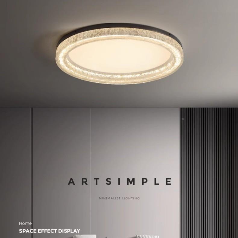 意极铜简约风格高档树脂全光278谱护眼家居客餐厅全卧室智能式吸