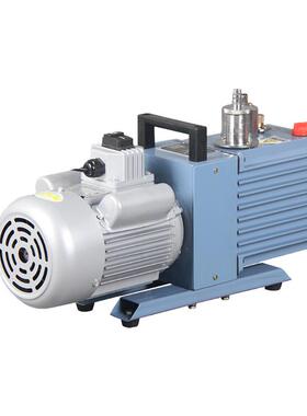 旋片式真空泵低噪音直联双极实验室小型2Z418抽2气抽真X空泵厂-家