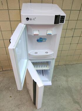 金沃双立式管线饮印水机冰新款花铁TS18G皮款门加厚温热热直饮机